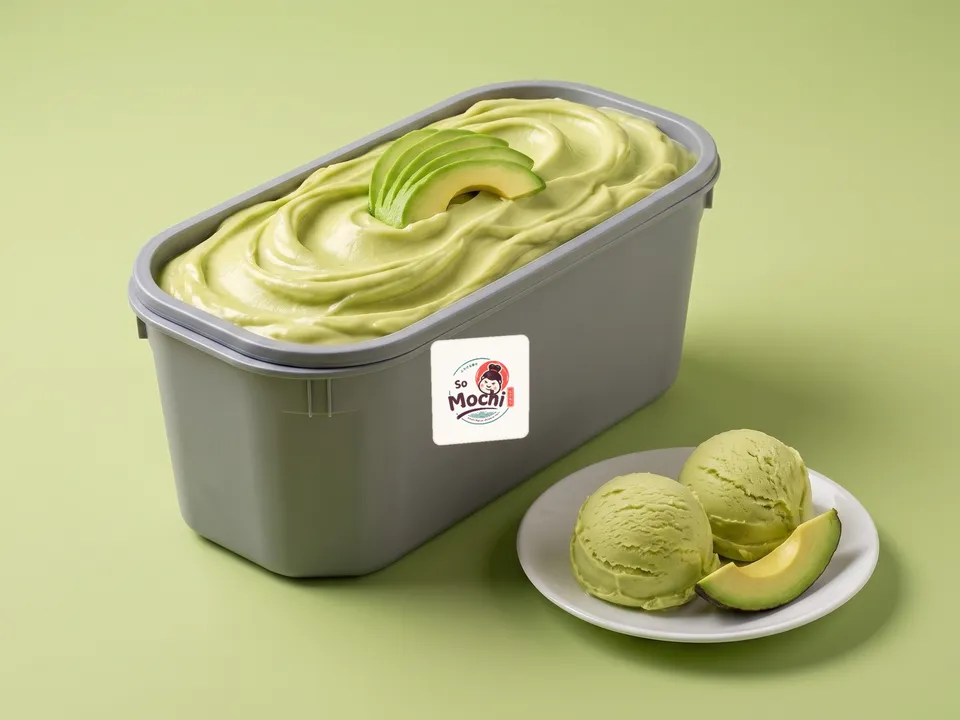 Avocado gelato