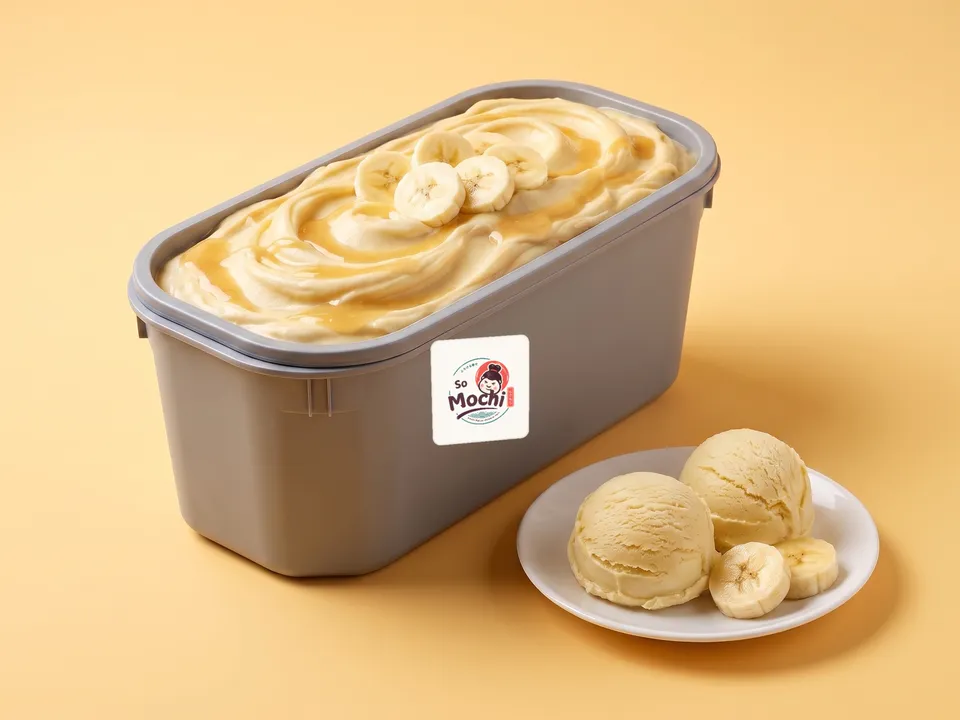 Banana gelato