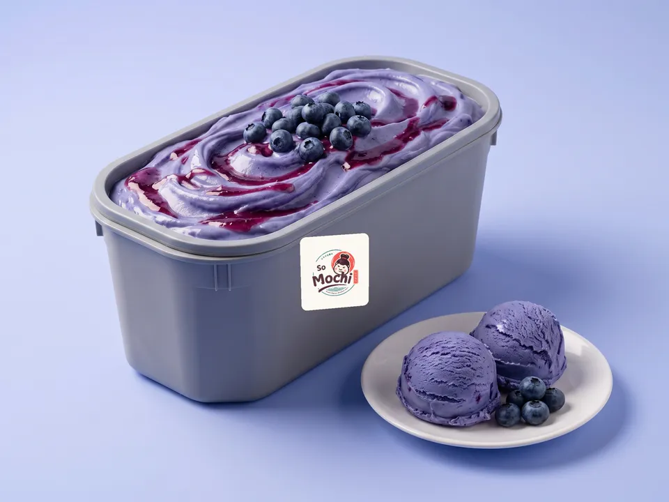 Blueberry gelato