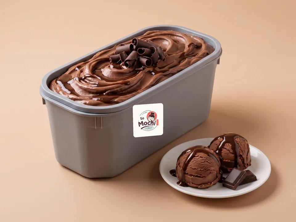 Chocolate gelato