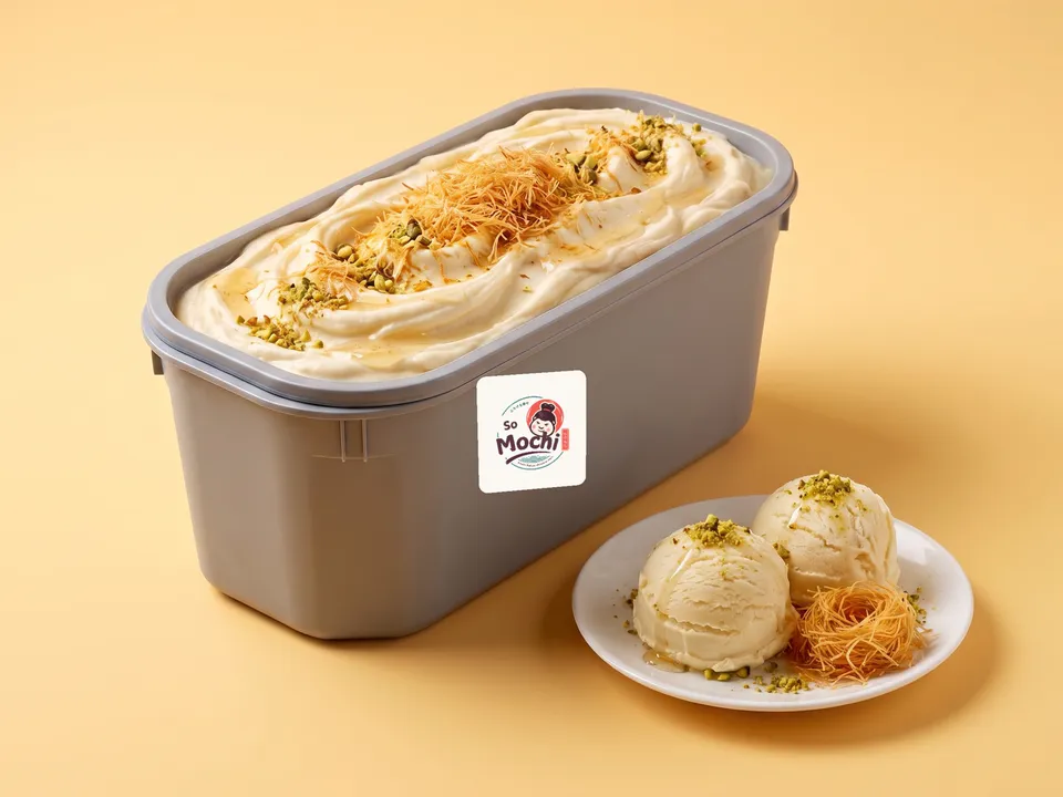 Kunafa gelato