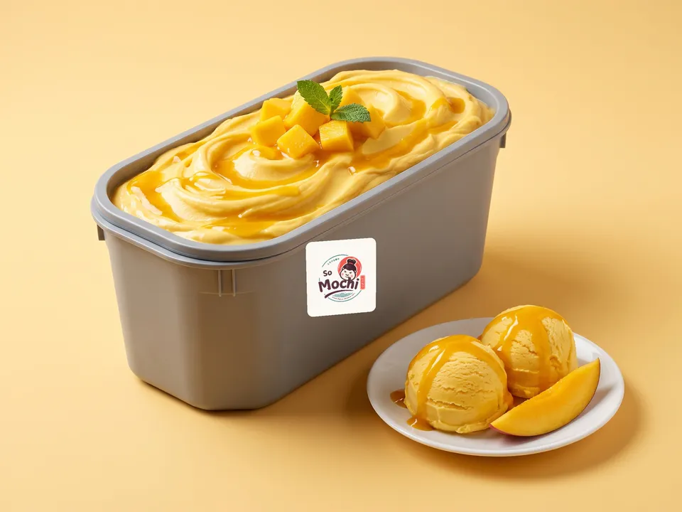 Mango gelato
