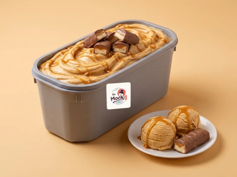 Twix gelato